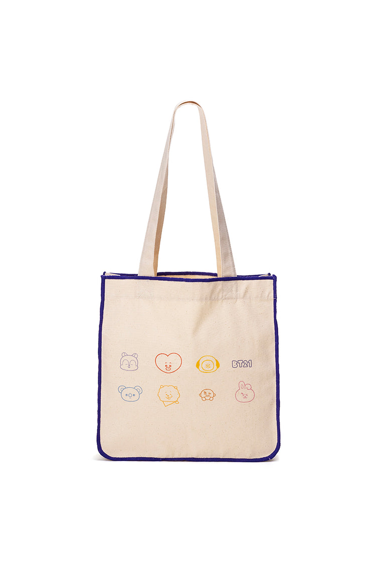 トートバッグ(ゆるフェイス) BT21