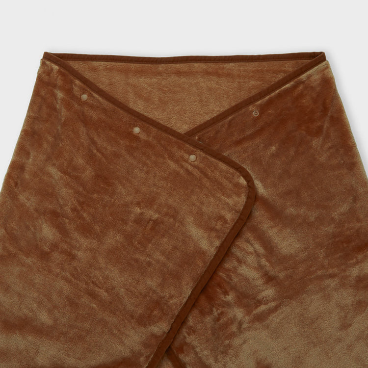 HUG BROWN クッションブランケット ブラウン