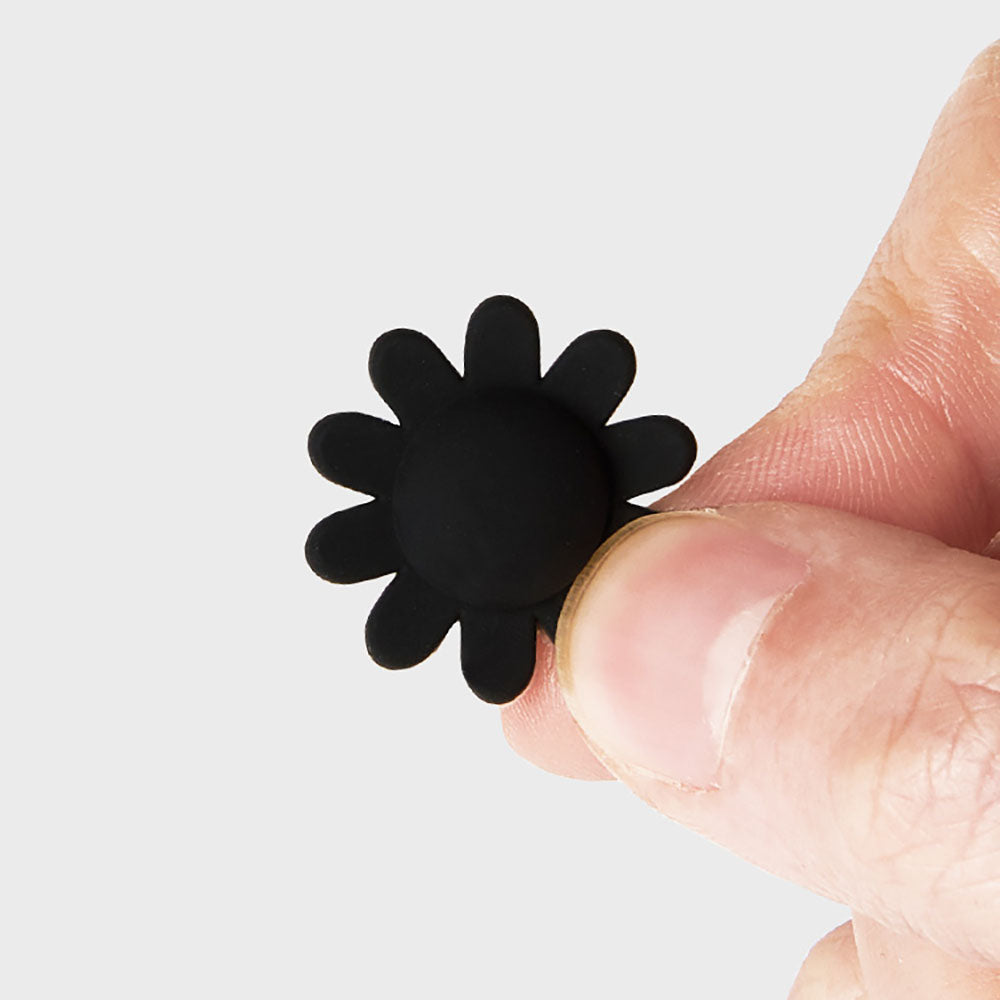 COLLER スモールフラワースティコン3 ブラック