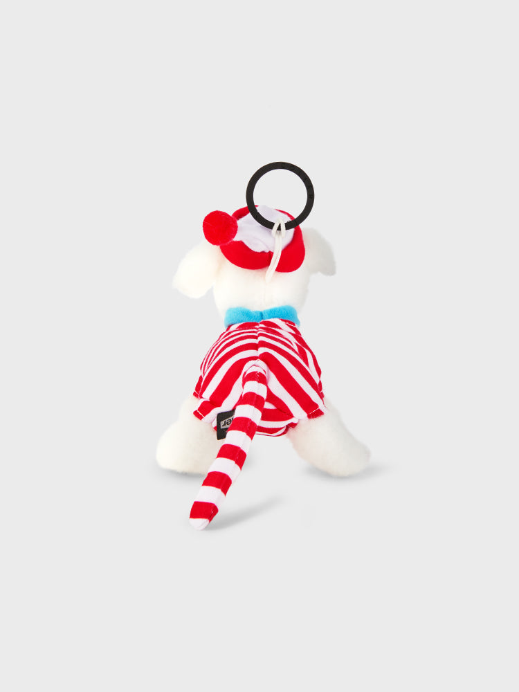COLLER x UNIVERSAL ぬいぐるみキーリング ウォーリーをさがせ!(ウーフ)