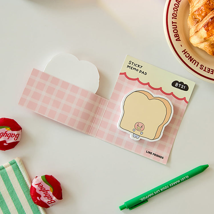 ベビー のり付きメモパッド(BAKERY) TATA