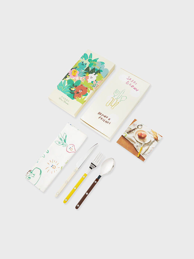 LINE FRIENDS × SABRE カトラリーギフトセット