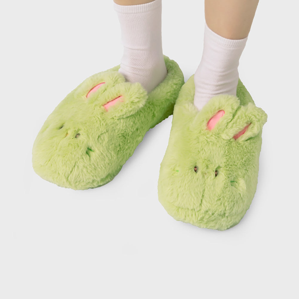 bunini ぬいぐるみスリッパ (GREEN)