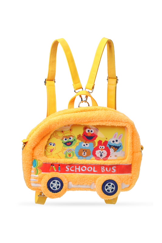 LINE FRIENDS X SESAME STREET バス型痛バッグ
