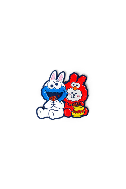 LINE FRIENDS X SESAME STREET メタルマグネット コニー/クッキーモンスター