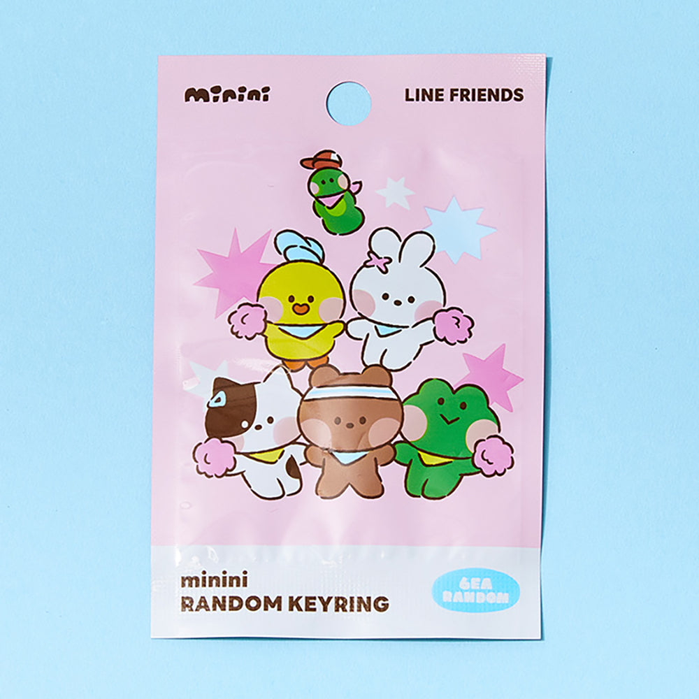 minini アクリルランダムキーリング(FIELD DAY) LINE FRIENDS