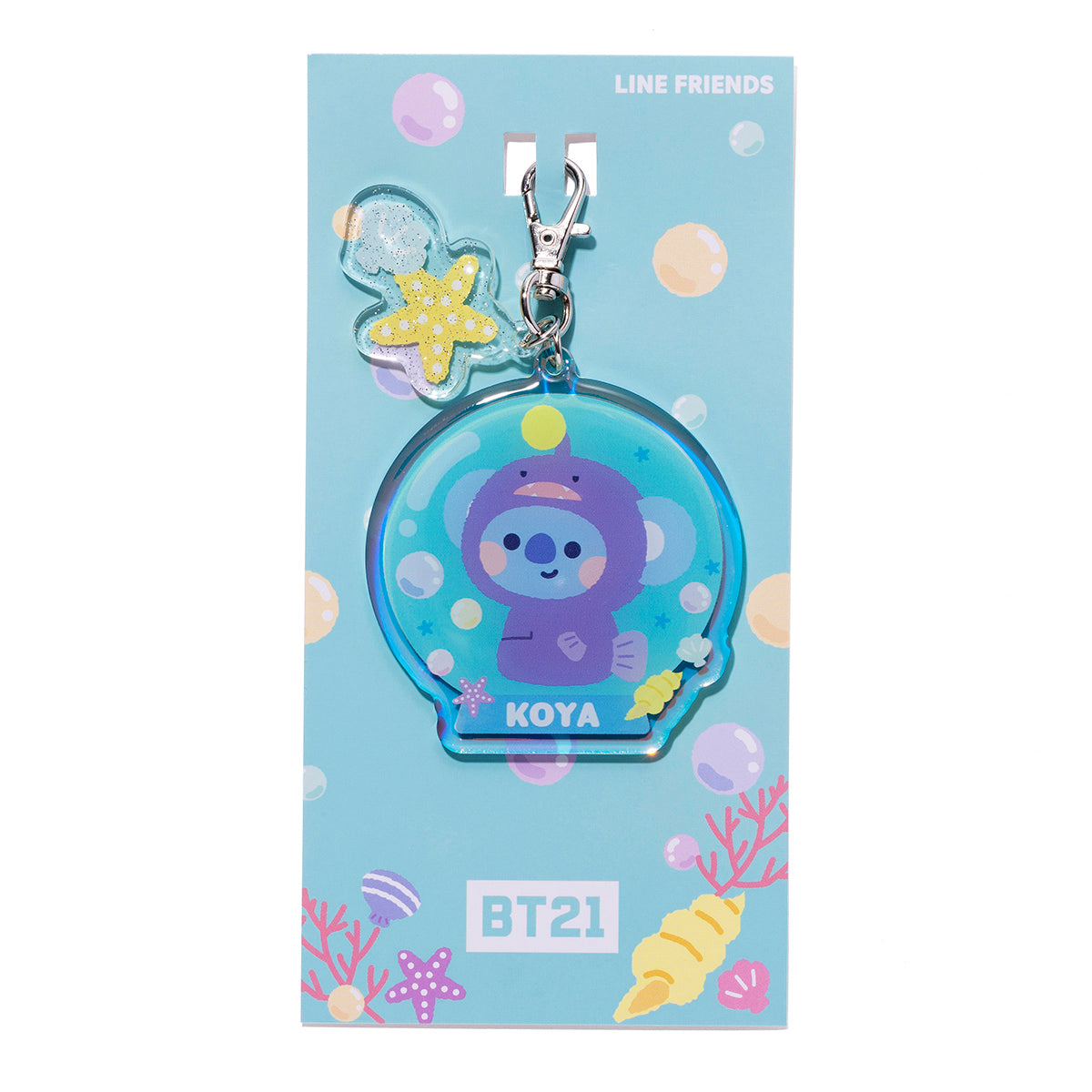 ベビー 海の生物2アクリルキーチェーン(Little Friends) KOYA