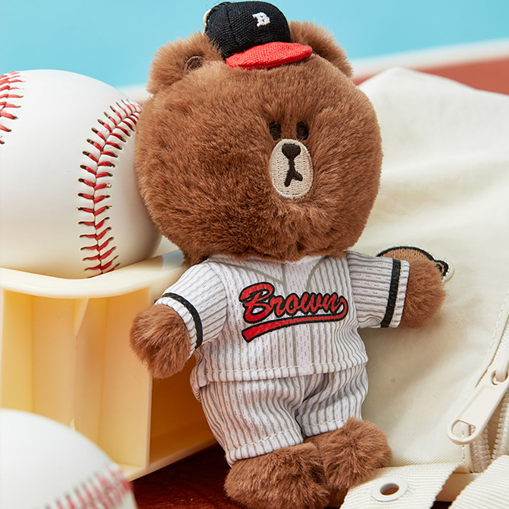 ぬいぐるみキーリング 野球(FIELD DAY) ブラウン