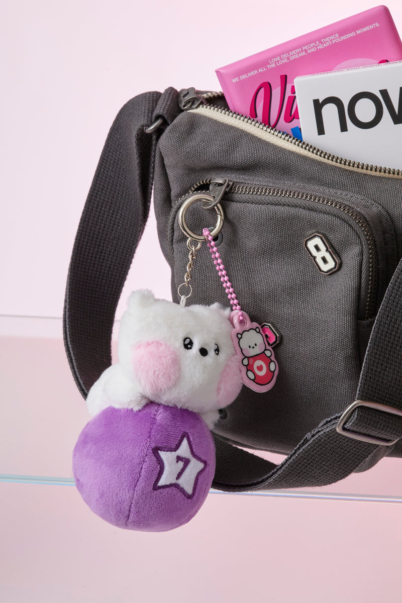 minini ぬいぐるみキーリング(LUCKY GATCHA) RJ