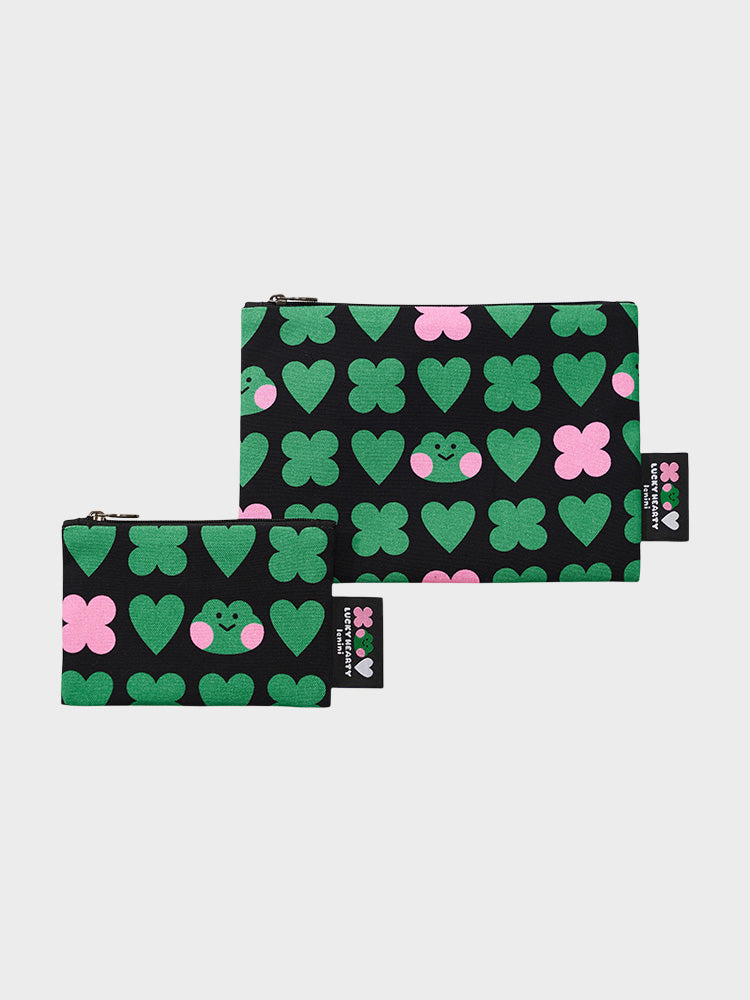 minini x DROPDROPDROP フラットポーチ M レニニ