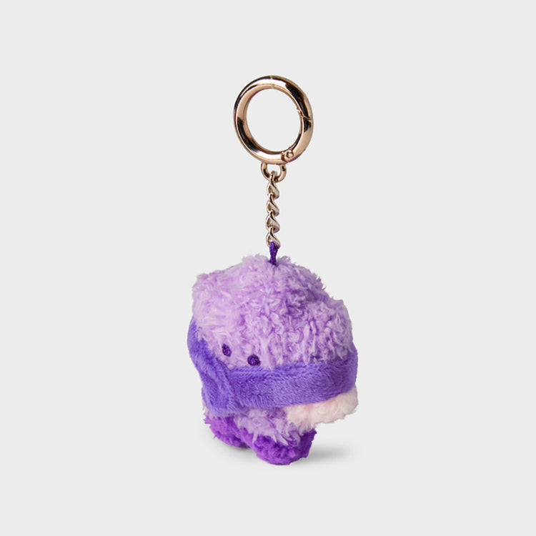 BT21 minini ぬいぐるみキーリング(パープル) SHOOKY