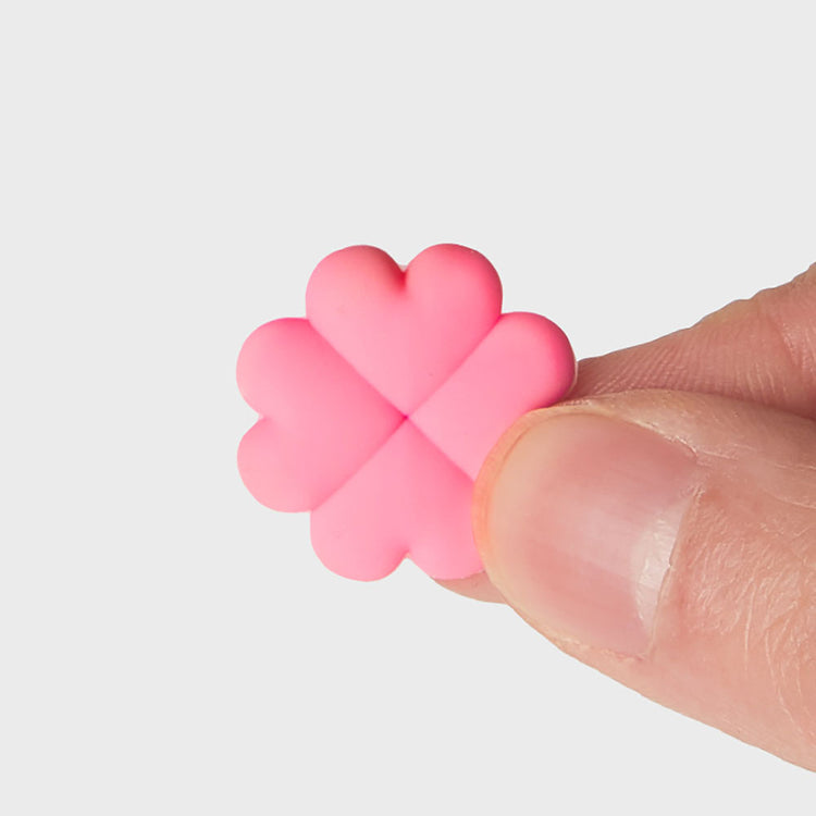 COLLER 四葉のクローバー型スティコン ピンク