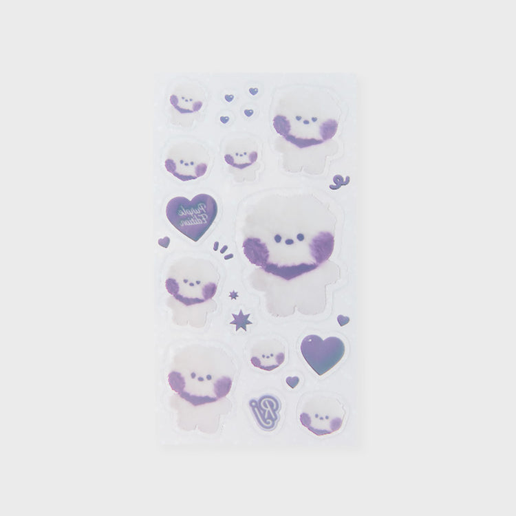 BT21 minini フォトステッカー(パープル) RJ