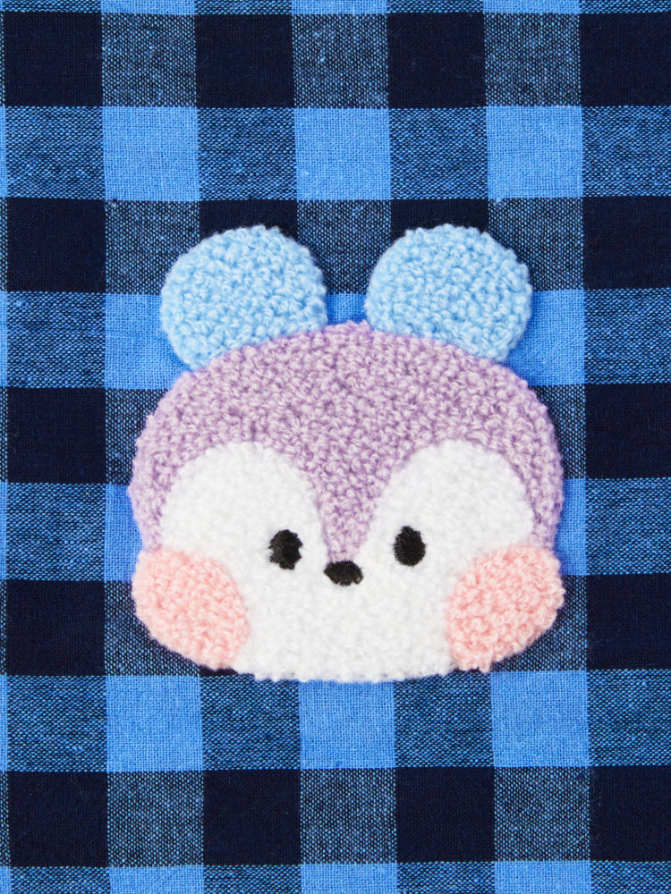 minini ベーシック チェック巾着 MANG
