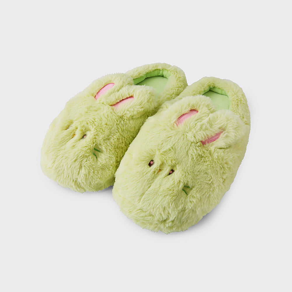 bunini ぬいぐるみスリッパ (GREEN)