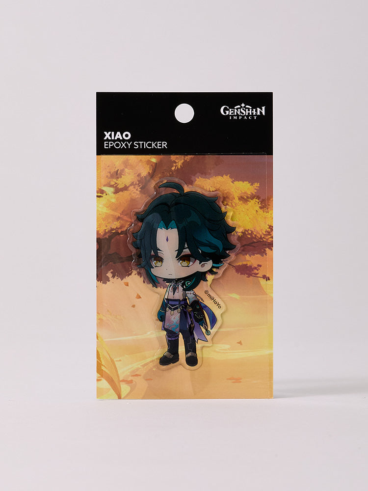 原神×LINE FRIENDS 魈 ちびキャラ 立体ステッカー