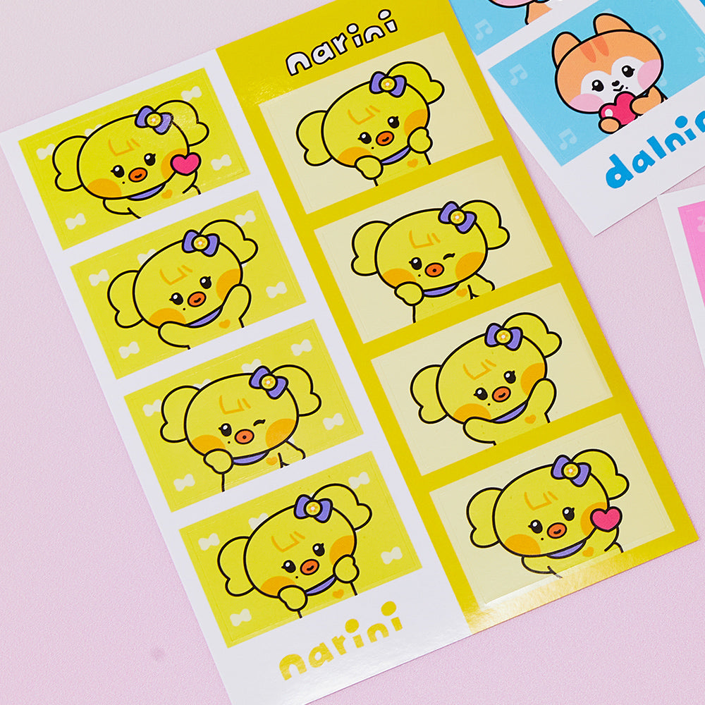 minive minini 4カットステッカー narini