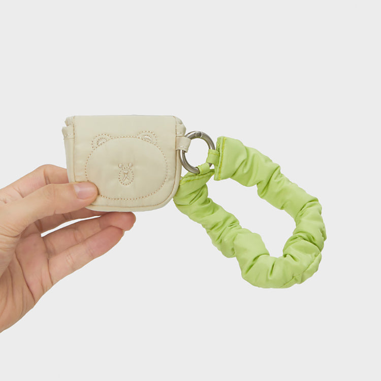 キルティングAirpod PROケース ブラウン