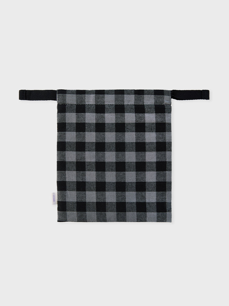 minini ベーシック チェック巾着 TATA