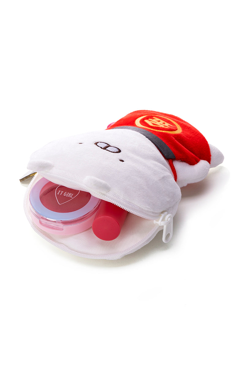 金太郎まる ダイカットフラットポーチ(むかしばなし) うさまる