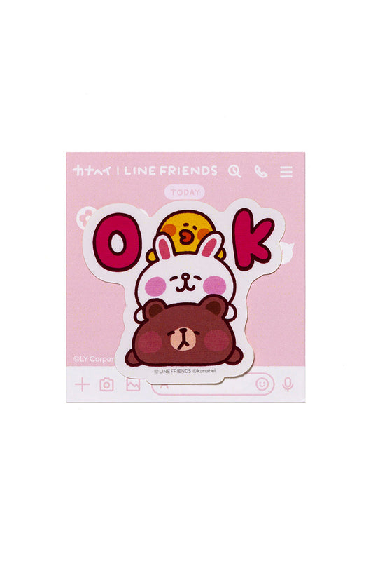 「BROWN バースデー記念」LINE FRIENDS | カナヘイ ステッカー OK