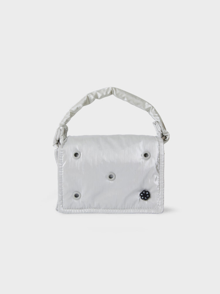COLLER プチトートバッグ シルバー