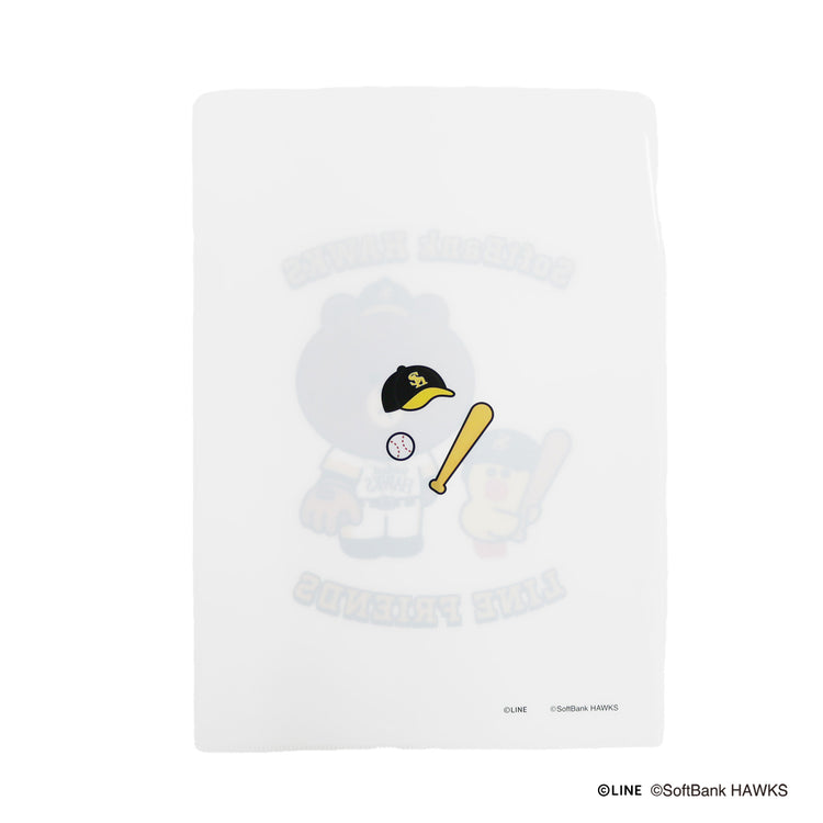 クリアファイルセット(SoftBankHAWKS) LINE FRIENDS