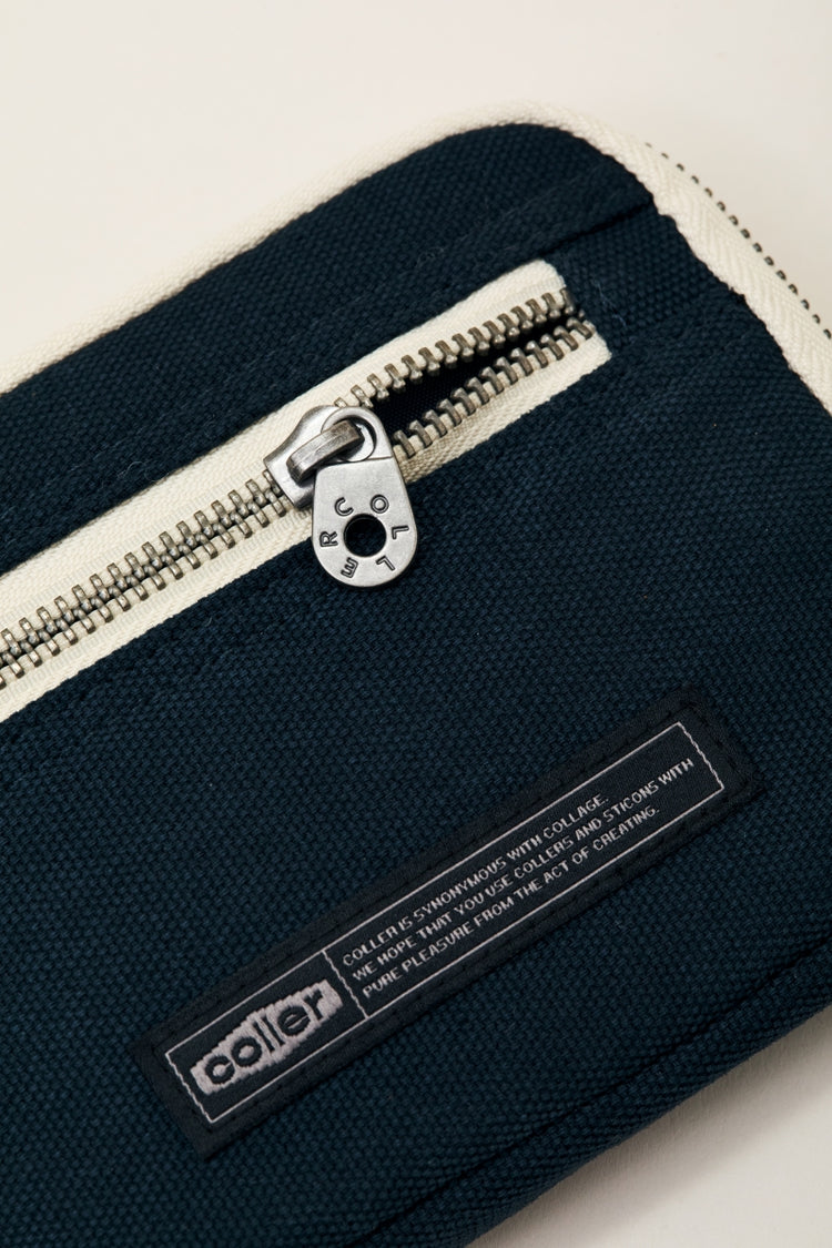 COLLER キャンバス マルチポーチ ミッドナイトネイビー