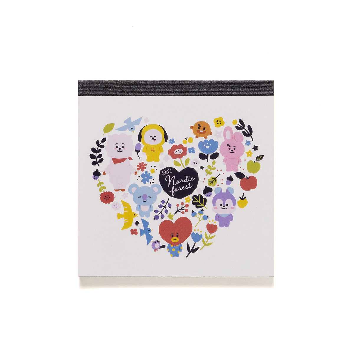 メモパッド(Nordic forest) BT21