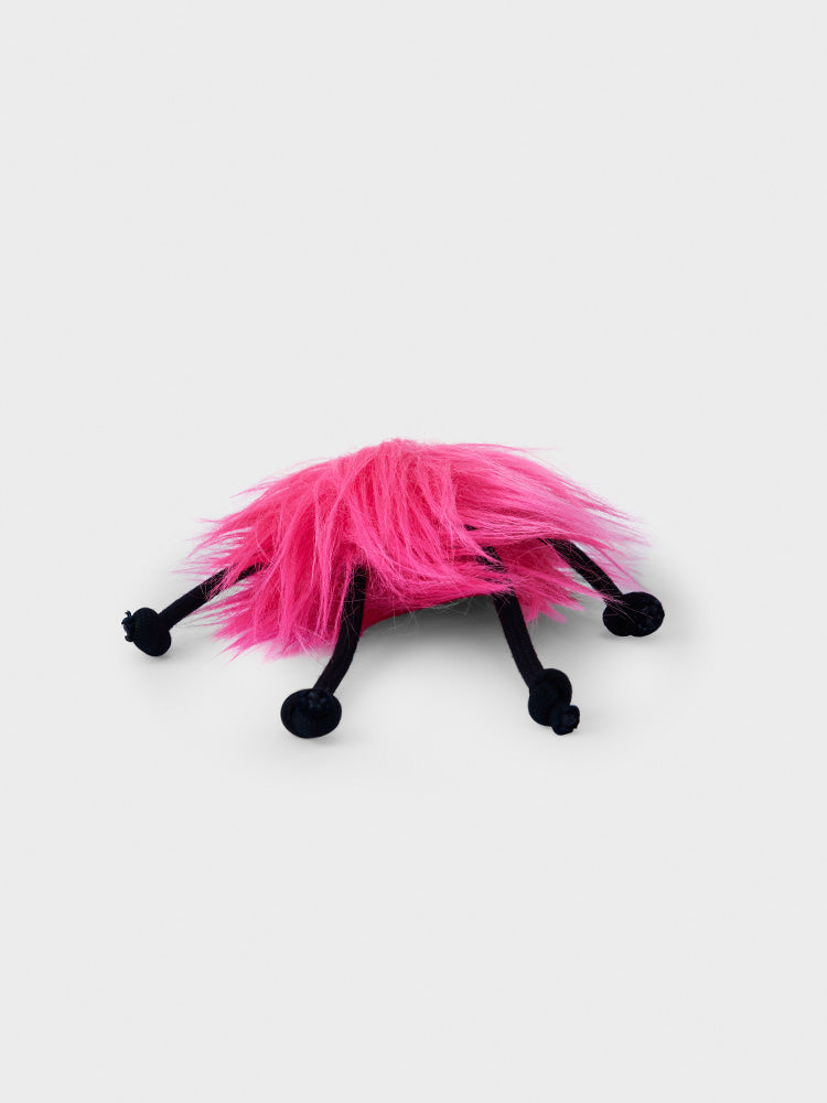 COLLER もふもふぬいぐるみキーホルダー ピンク