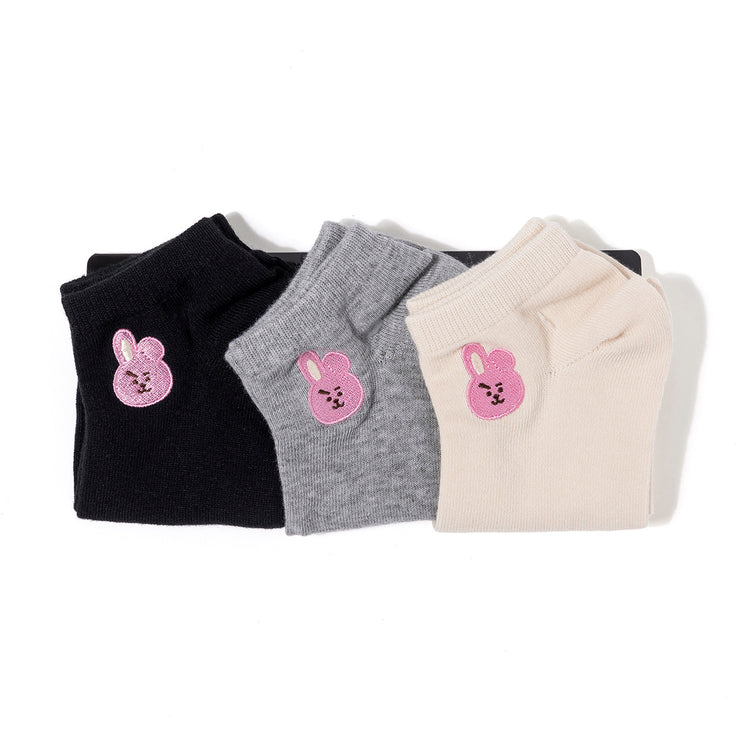 スニーカーソックス 3足セット(3カラー) COOKY