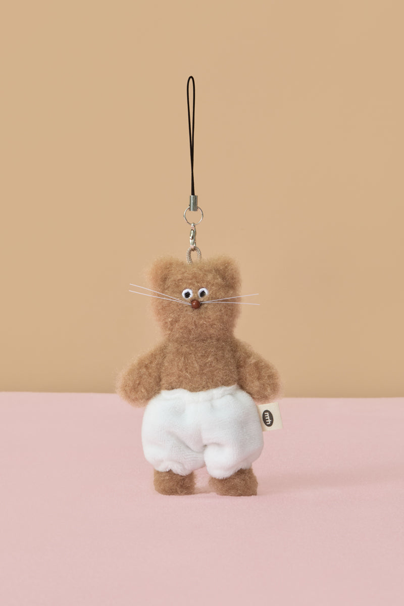 MONAMHEE ぬいぐるみモバイルキーリング COHEE