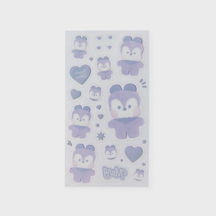 BT21 minini フォトステッカー(パープル) MANG