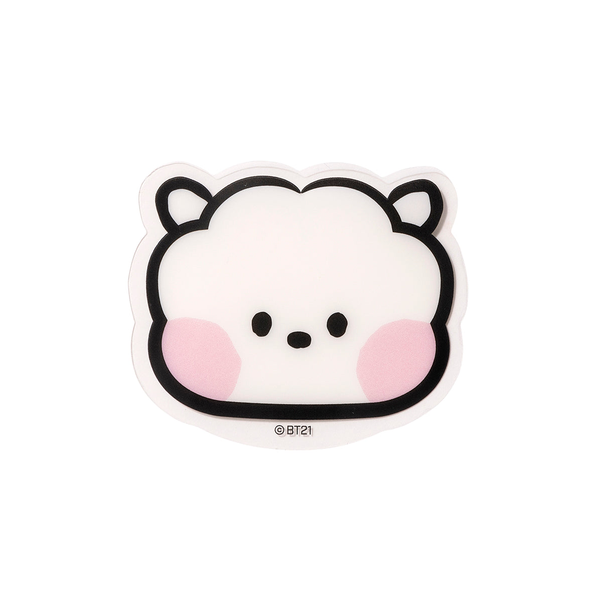 BT21 minini ステッカー(FACE) RJ