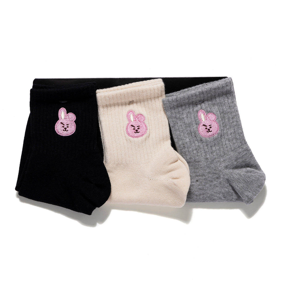 くるぶしソックス 3足セット COOKY
