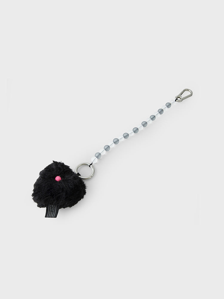 COLLER ぬいぐるみキーホルダー ブラック