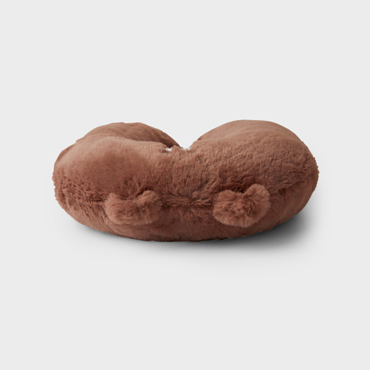 ネッククッション ブラウン