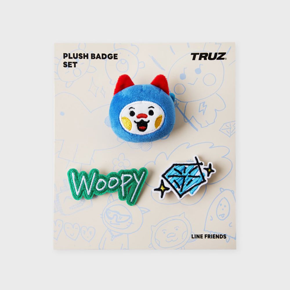 ぬいぐるみバッジセット(TREASURE COLLECTION) WOOPY