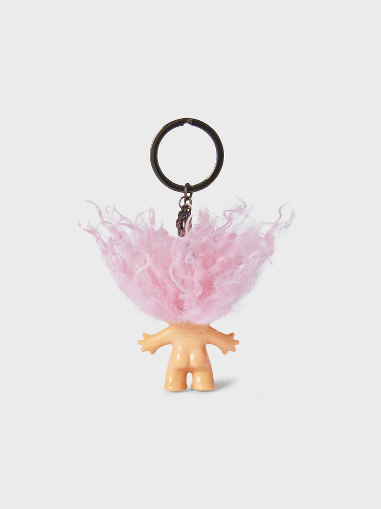 COLLER x UNIVERSAL PVCフィギュアキーリング グッドラック・トロールズ(PINK)