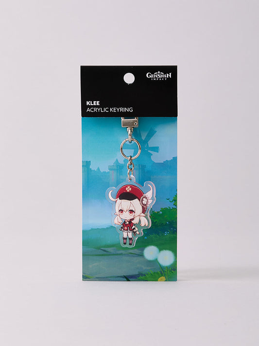 原神×LINE FRIENDS クレー ちびキャラ アクリルキーリング
