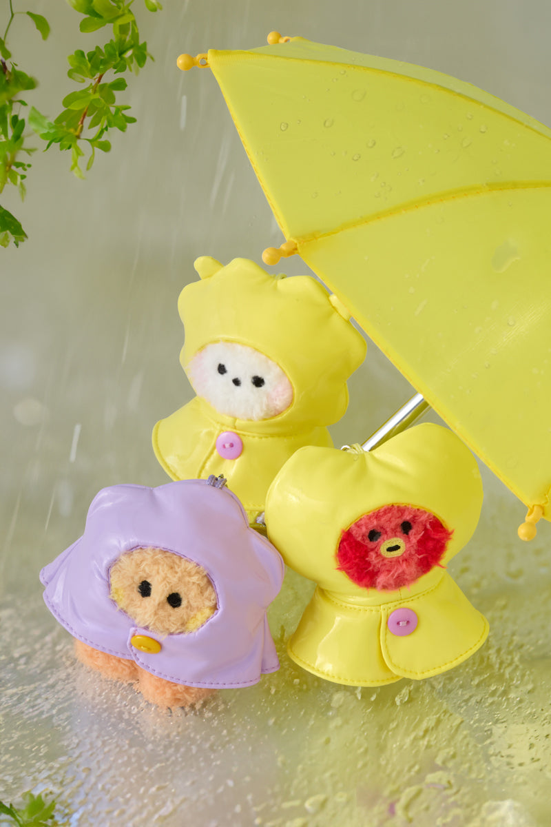 mini minini ぬいぐるみキーリング(RAINY DAY) TATA