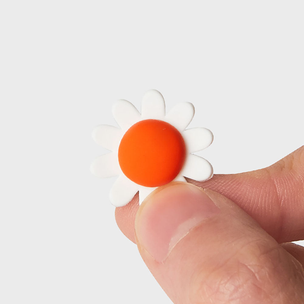 COLLER スモールフラワースティコン3 オレンジ