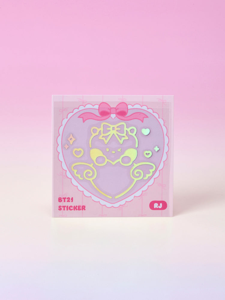 BT21 minini ホログラムステッカー(RIBBONED YOU) RJ – LINE FRIENDS
