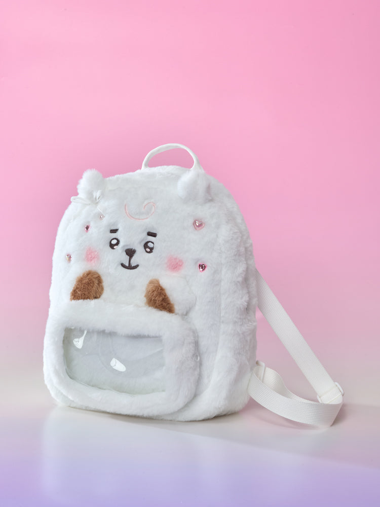BT21 minini クリアポケットぬいぐるみバッグ(RIBBONED YOU) RJ – LINE