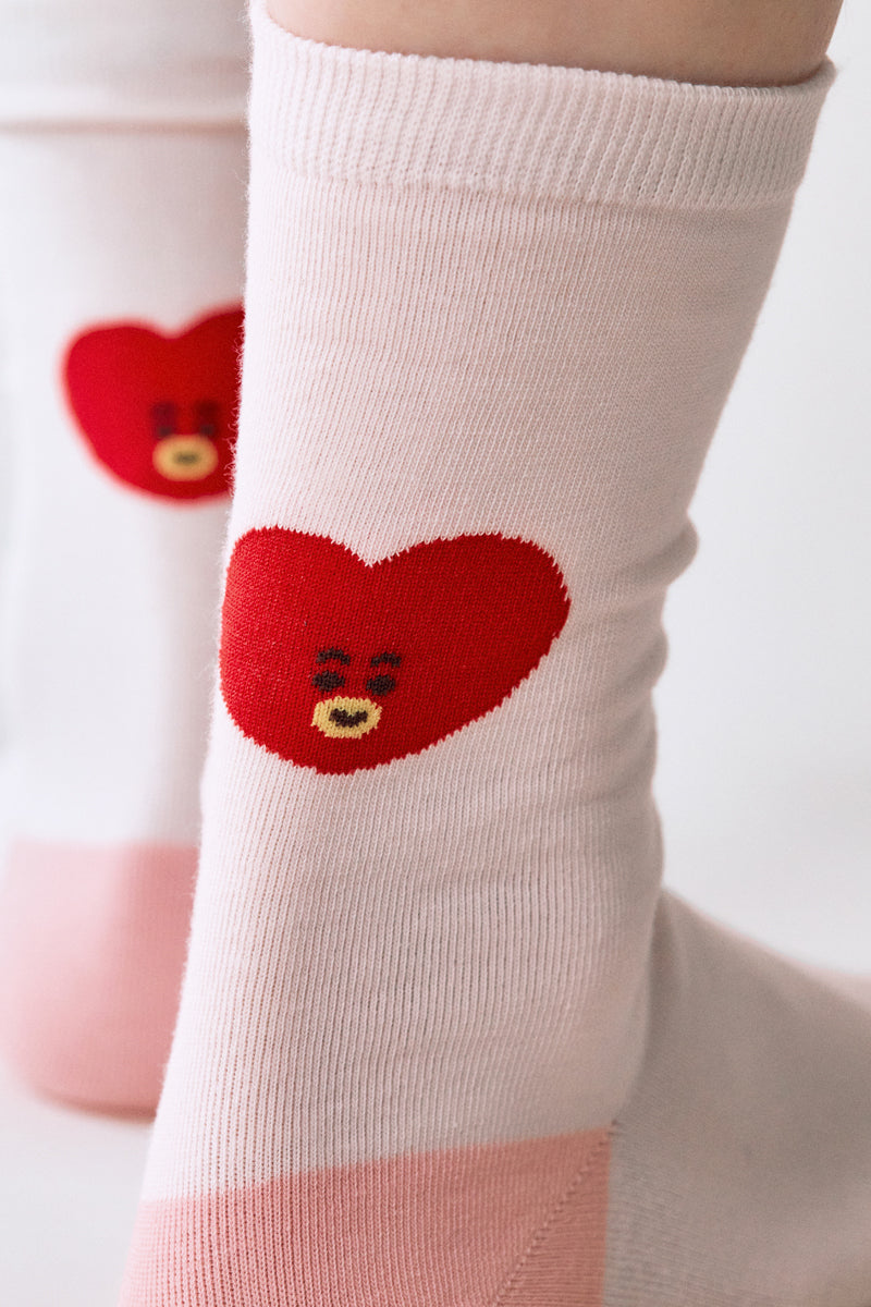 ベーシックデイリージャカードソックス TATA