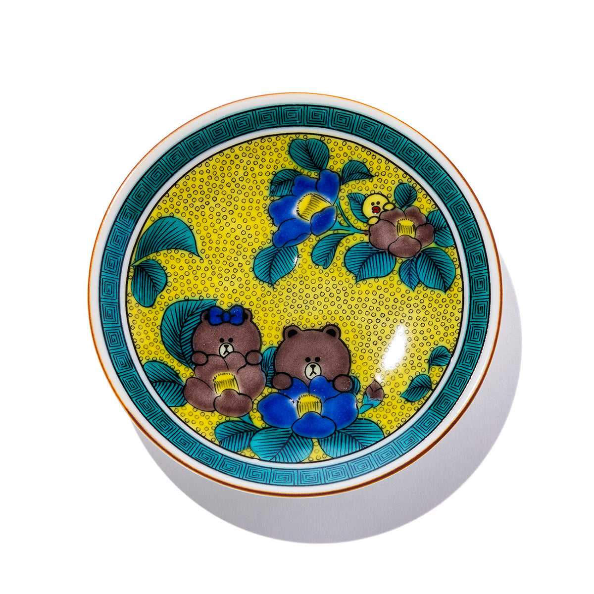 九谷焼 豆皿(吉田屋) LINE FRIENDS