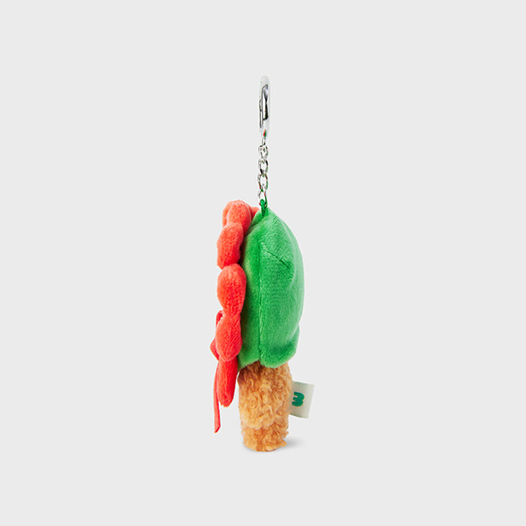 mini minini フラワーキーリング チョコニ