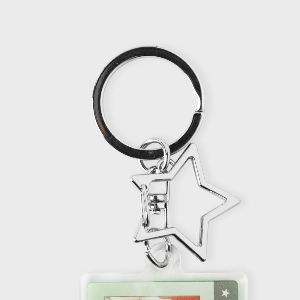 IDカード風アクリルキーリング(Shining) RJ