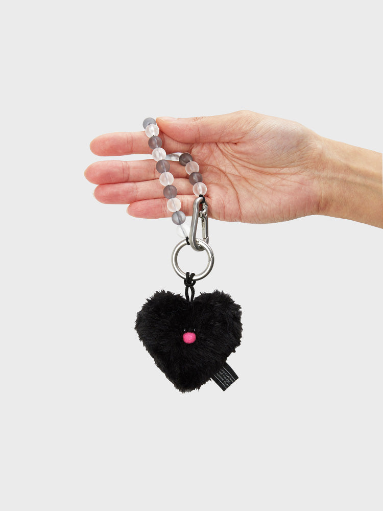 COLLER ぬいぐるみキーホルダー ブラック