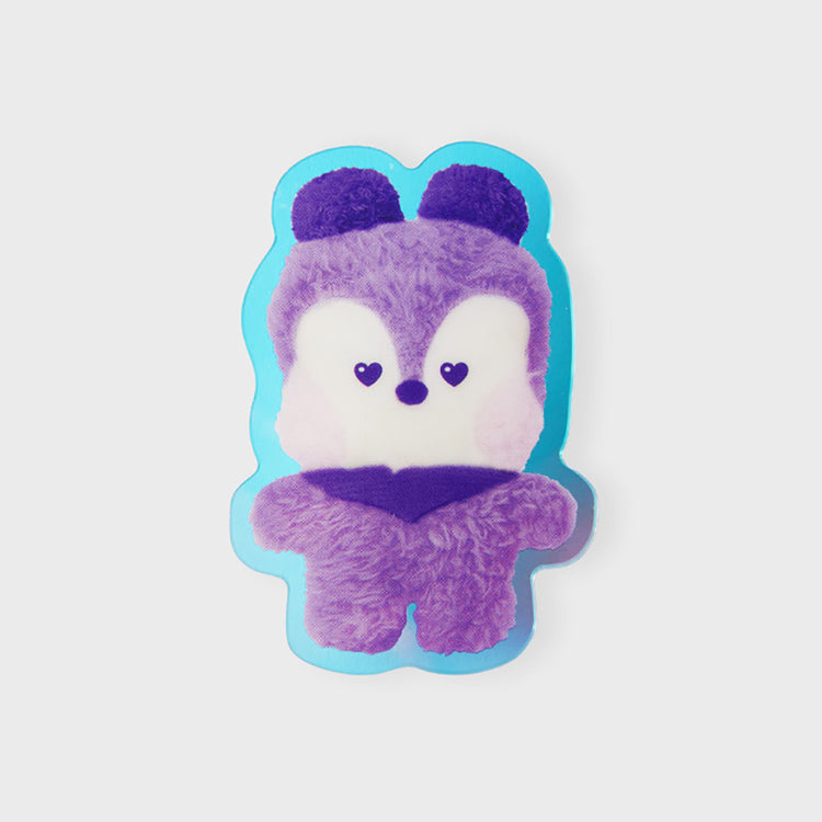BT21 minini アクリルクリップ マグネット(パープル) MANG